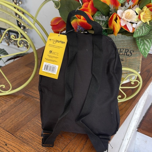 🎈3/$20 NWT Emojination black emoji mini backpack - Picture 5 of 7